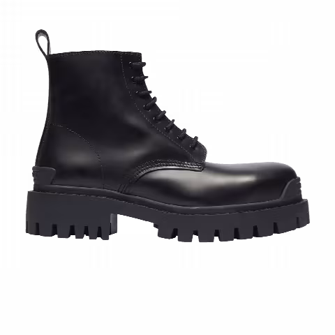 Balenciaga Strike Lace-Up Boot ' Black'