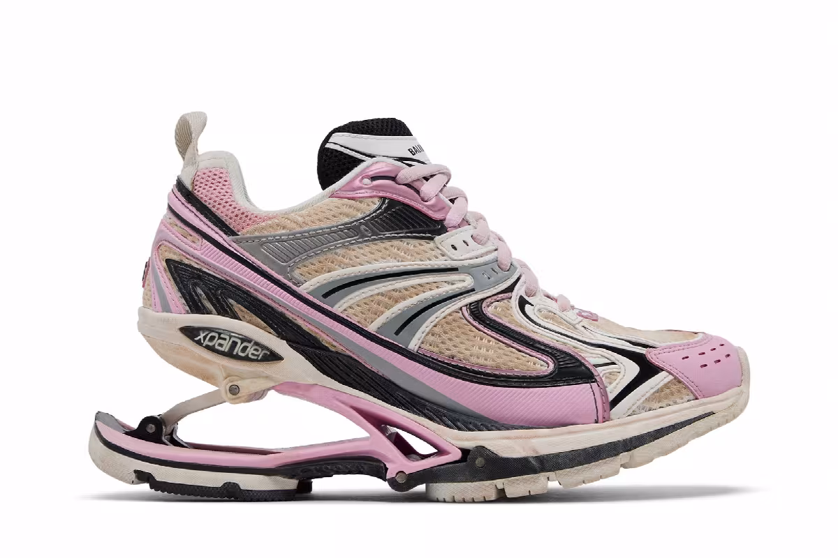 Balenciaga Women's X-Pander Pink Silver, view 2