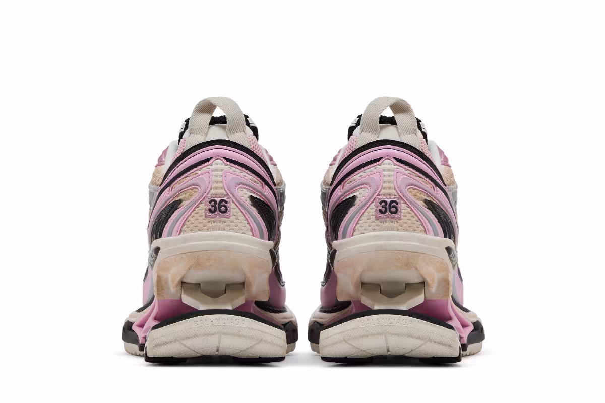 Balenciaga Women's X-Pander Pink Silver, view 7