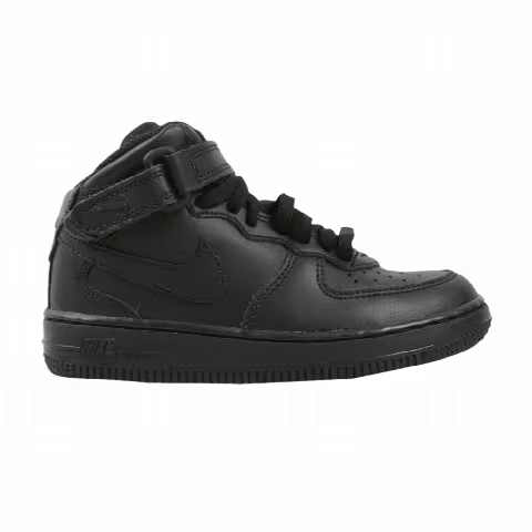 Nike Force 1 Mid PS 'Triple Black'