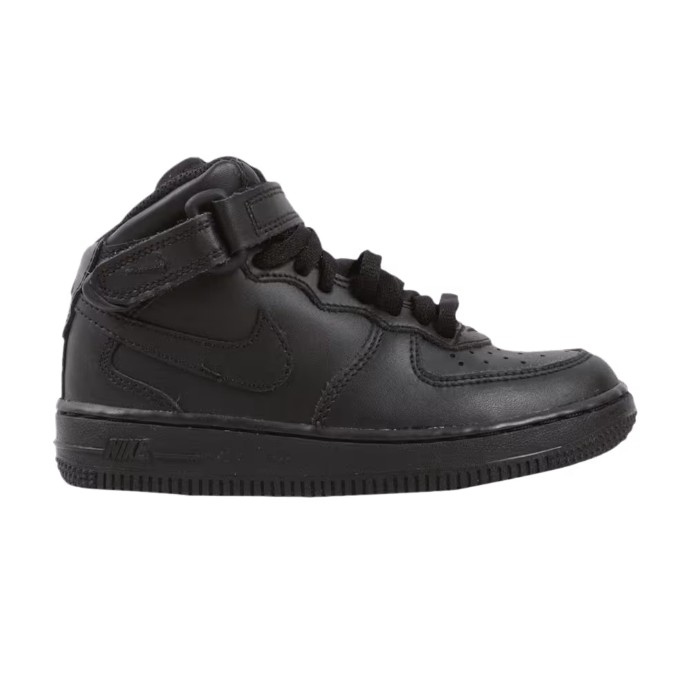 Nike Force 1 Mid PS Triple Black