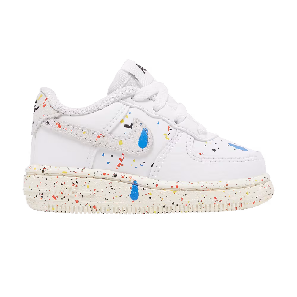 Nike Force 1 LV8 3 TD Paint Splatter - White