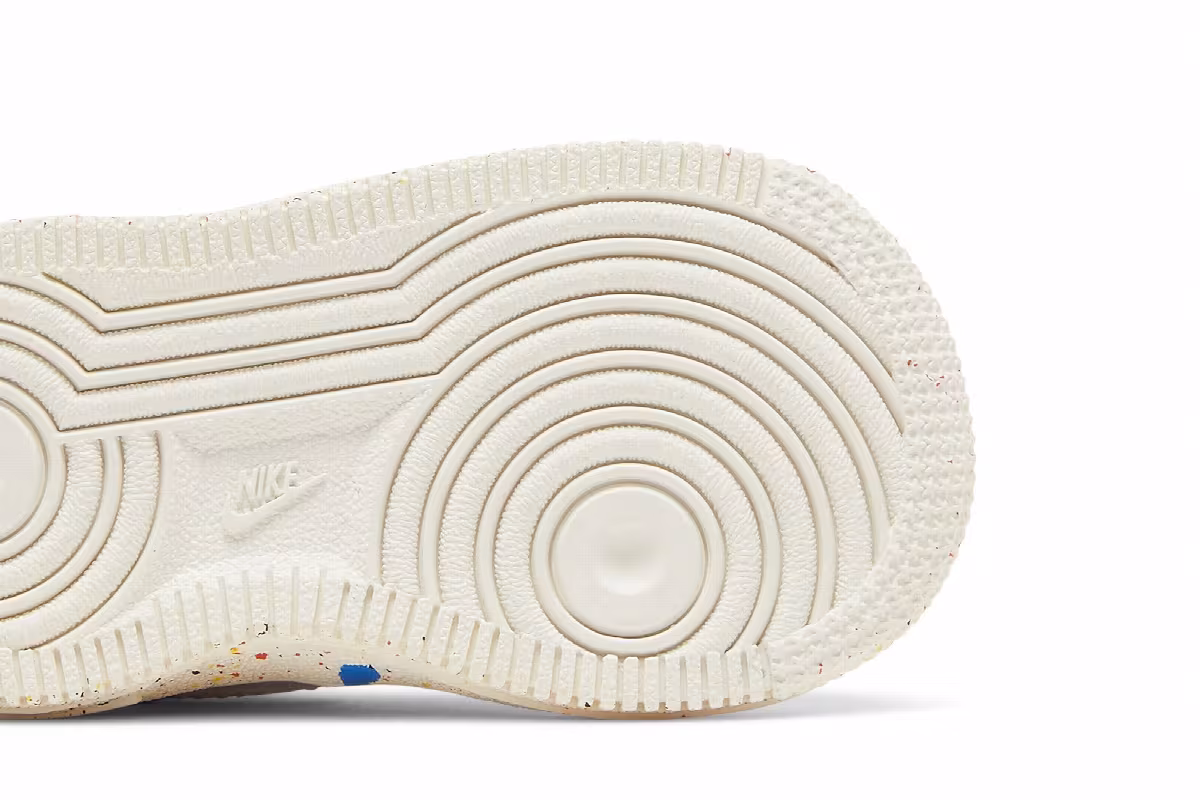 Nike Force 1 LV8 3 TD Paint Splatter - White, view 6