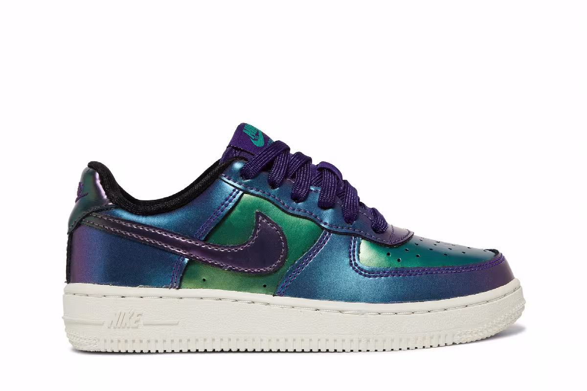 Nike Force 1 Low LV8 PS Purple Neptune Green, view 2