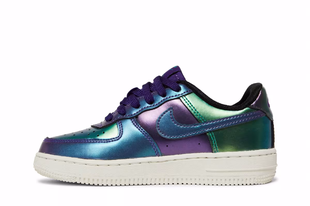 Nike Force 1 Low LV8 PS Purple Neptune Green, view 4