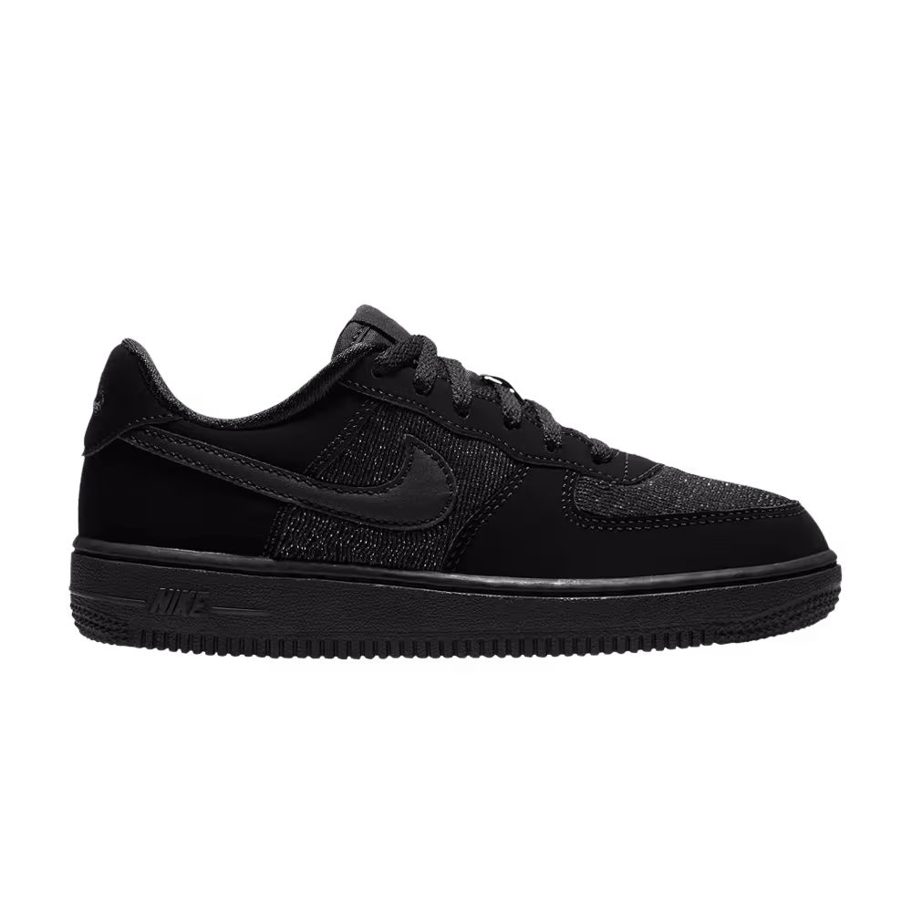 Nike Force 1 Low LV8 PS Triple Black Glitter