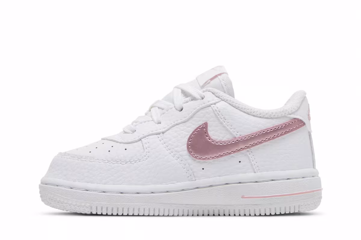 Nike Force 1 TD White Pink Glaze, view 4