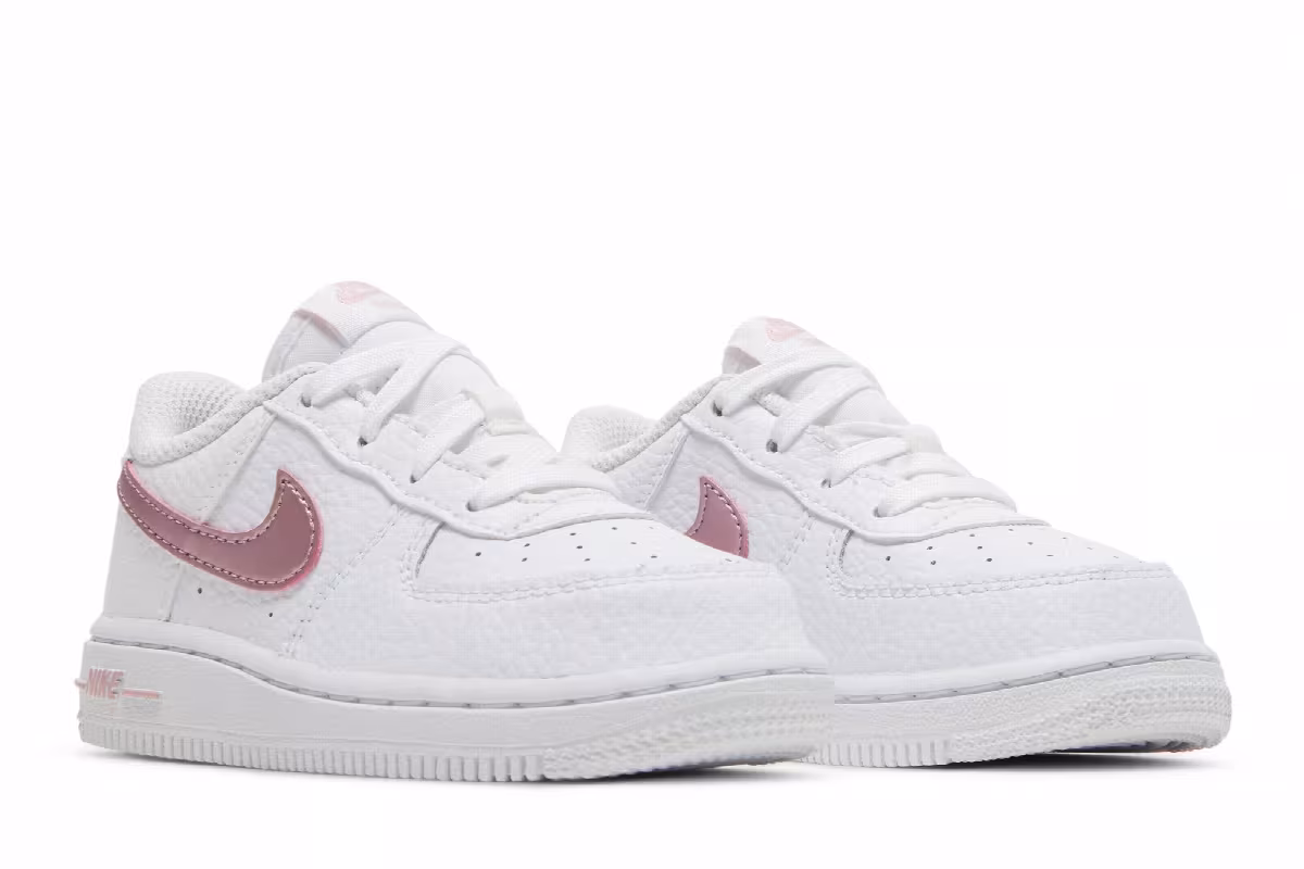 Nike Force 1 TD White Pink Glaze, view 9