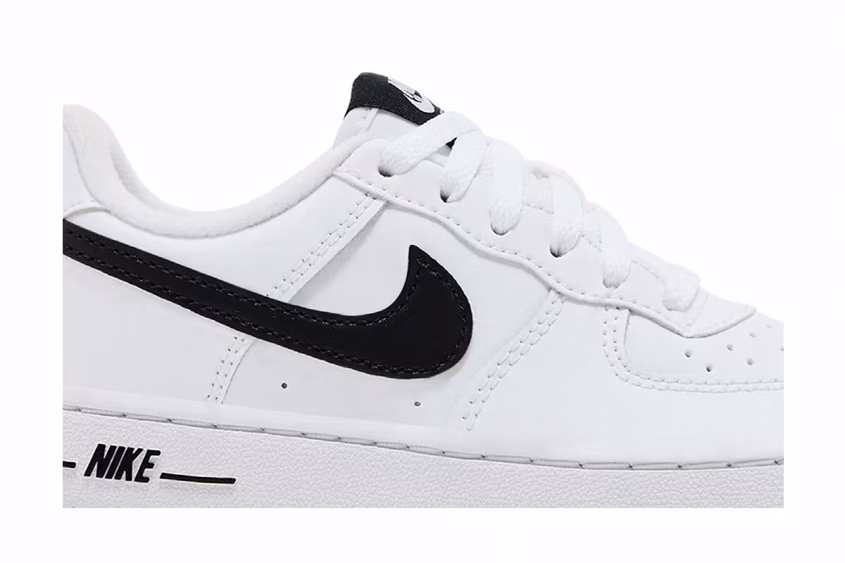 Nike Force 1 PS White Black, view 3