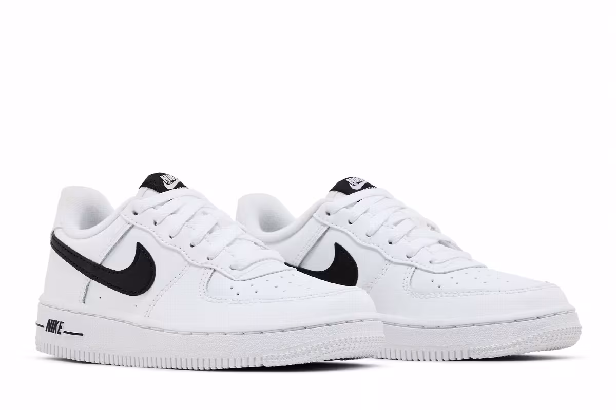Nike Force 1 PS White Black, view 9