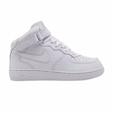 Nike Force 1 Mid LE PS 'Triple White'