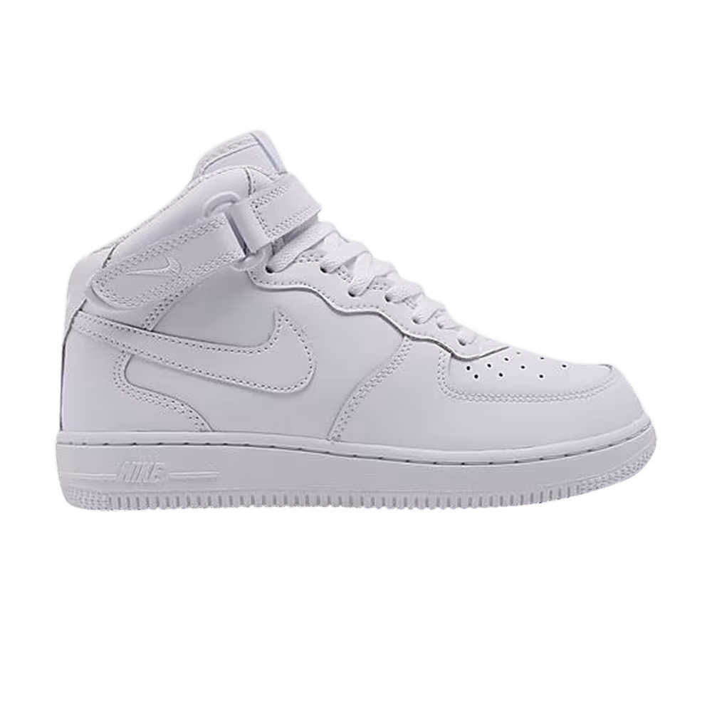 Nike Force 1 Mid LE PS Triple White