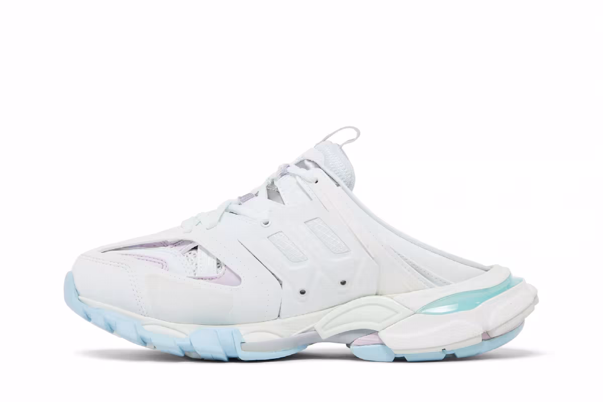 Balenciaga Women's Track Mule Pastel Mix, view 4