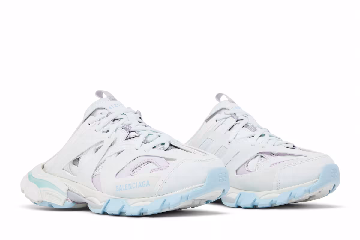 Balenciaga Women's Track Mule Pastel Mix, view 9