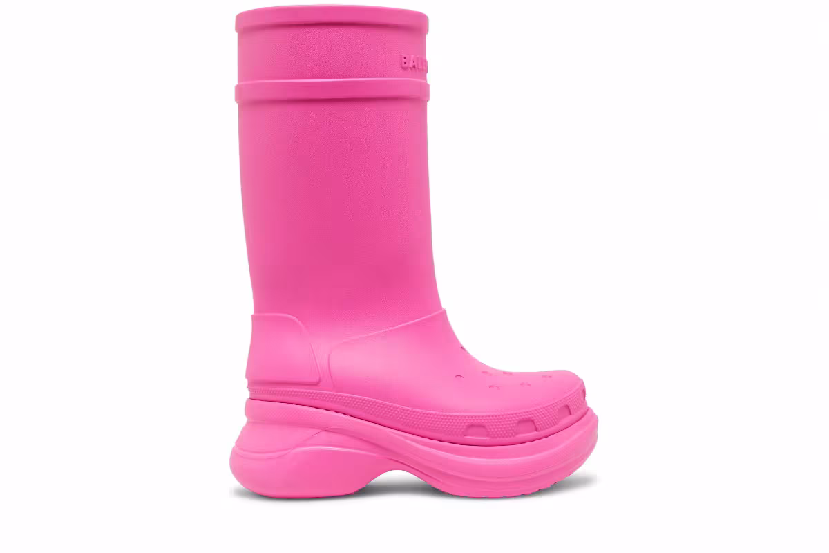 Crocs x Balenciaga Women's Clog Boot 2.0 Pink, view 2