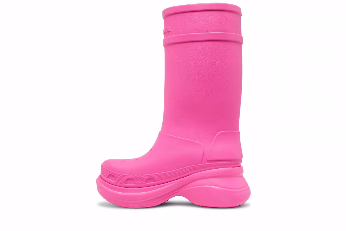 Crocs x Balenciaga Women's Clog Boot 2.0 Pink, view 4