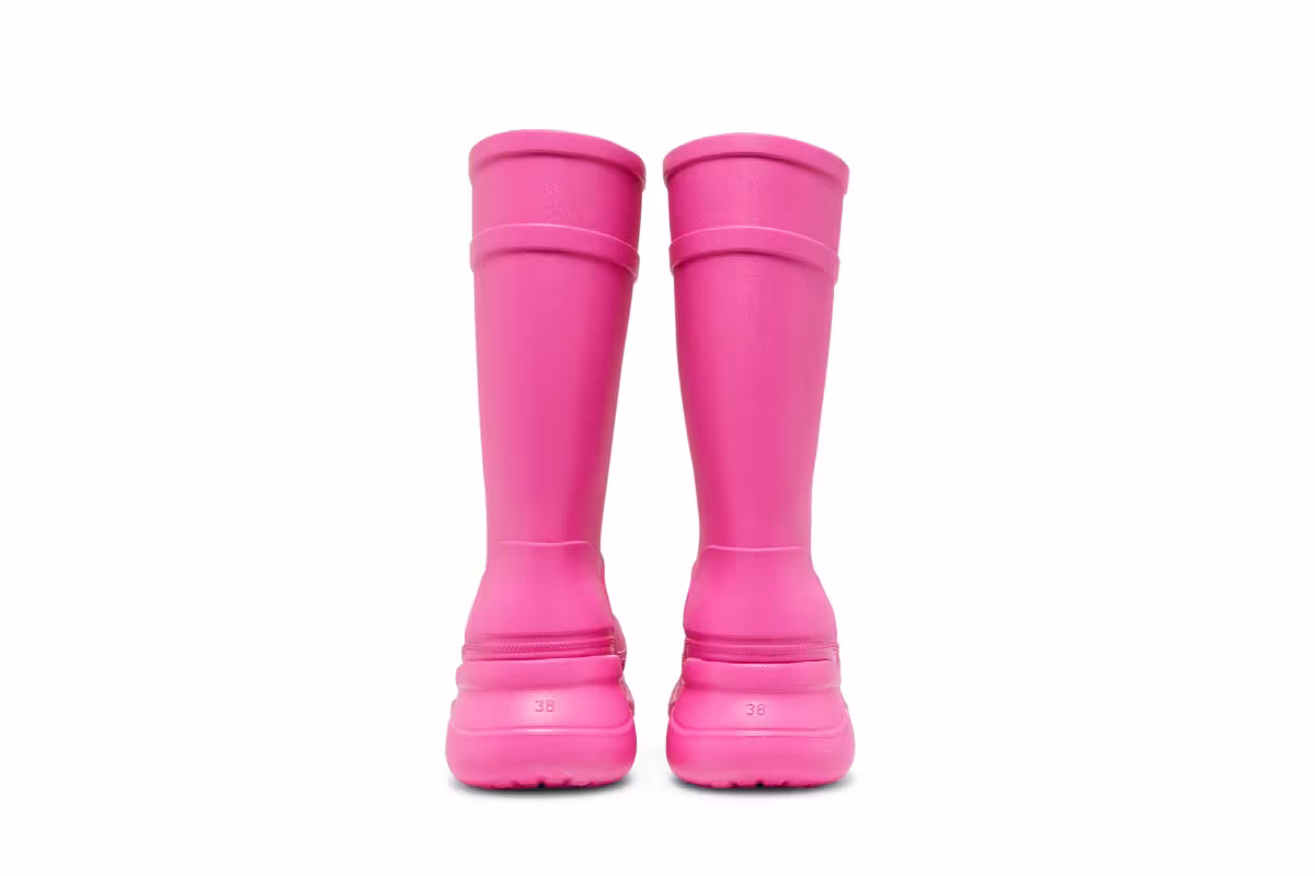 Crocs x Balenciaga Women's Clog Boot 2.0 Pink, view 7