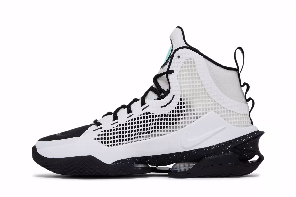 Nike Air Zoom GT Jump TB White Black, view 4