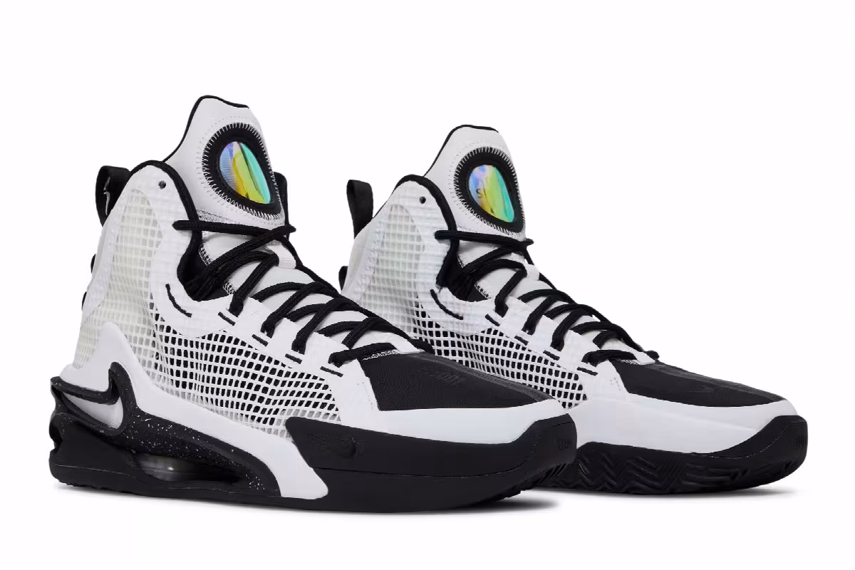 Nike Air Zoom GT Jump TB White Black, view 9