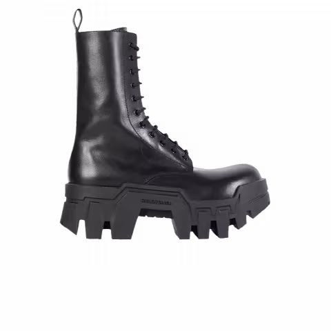 Balenciaga Wmns Bulldozer Lace-Up Boot 'Black'