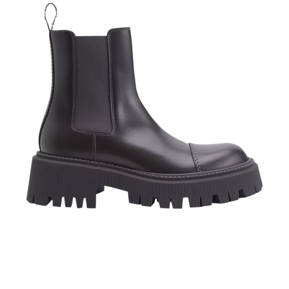 Balenciaga Women's Tractor 20mm Boot Fossil Grey