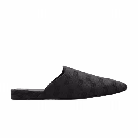 Balenciaga Cosy BB Mule 'All Over Logo - Grey Black'