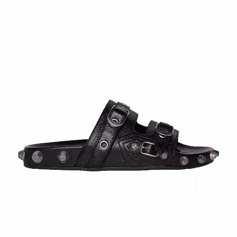Balenciaga Cagole Sandal 'Black Palladium'