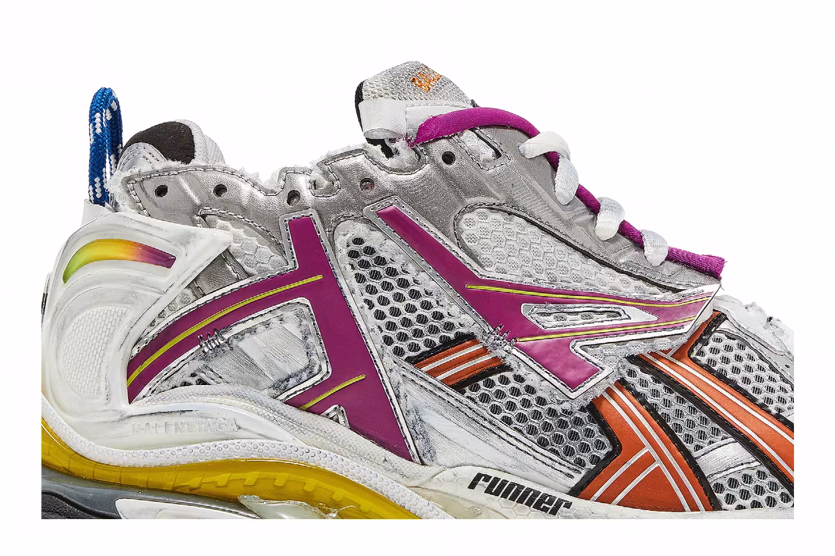 Balenciaga Runner Sneaker Grey Multi-Color, view 3