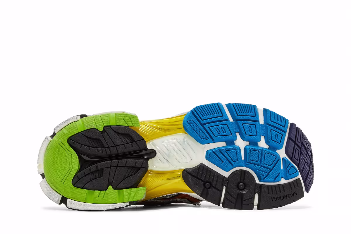Balenciaga Runner Sneaker Grey Multi-Color, view 5