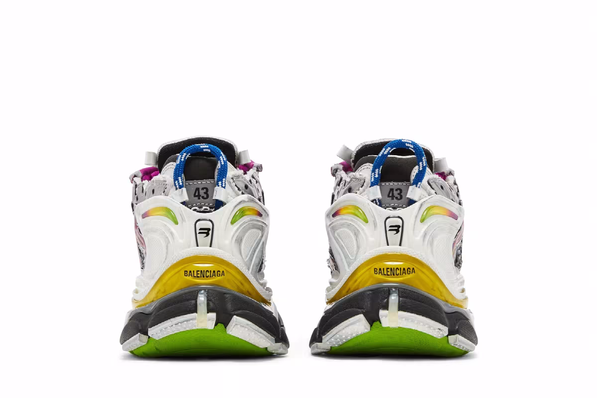 Balenciaga Runner Sneaker Grey Multi-Color, view 7