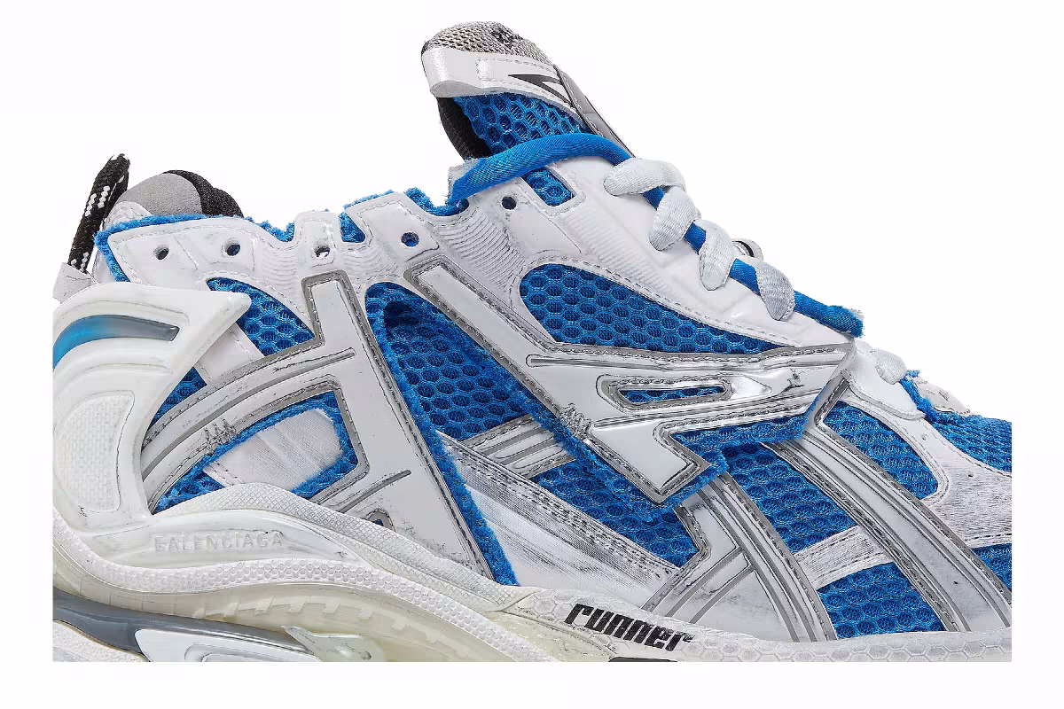 Balenciaga Runner Sneaker Blue, view 3