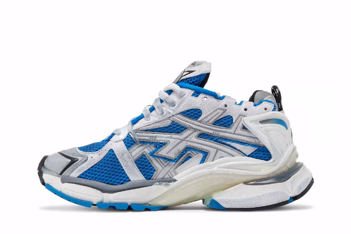 Balenciaga Runner Sneaker Blue, view 4