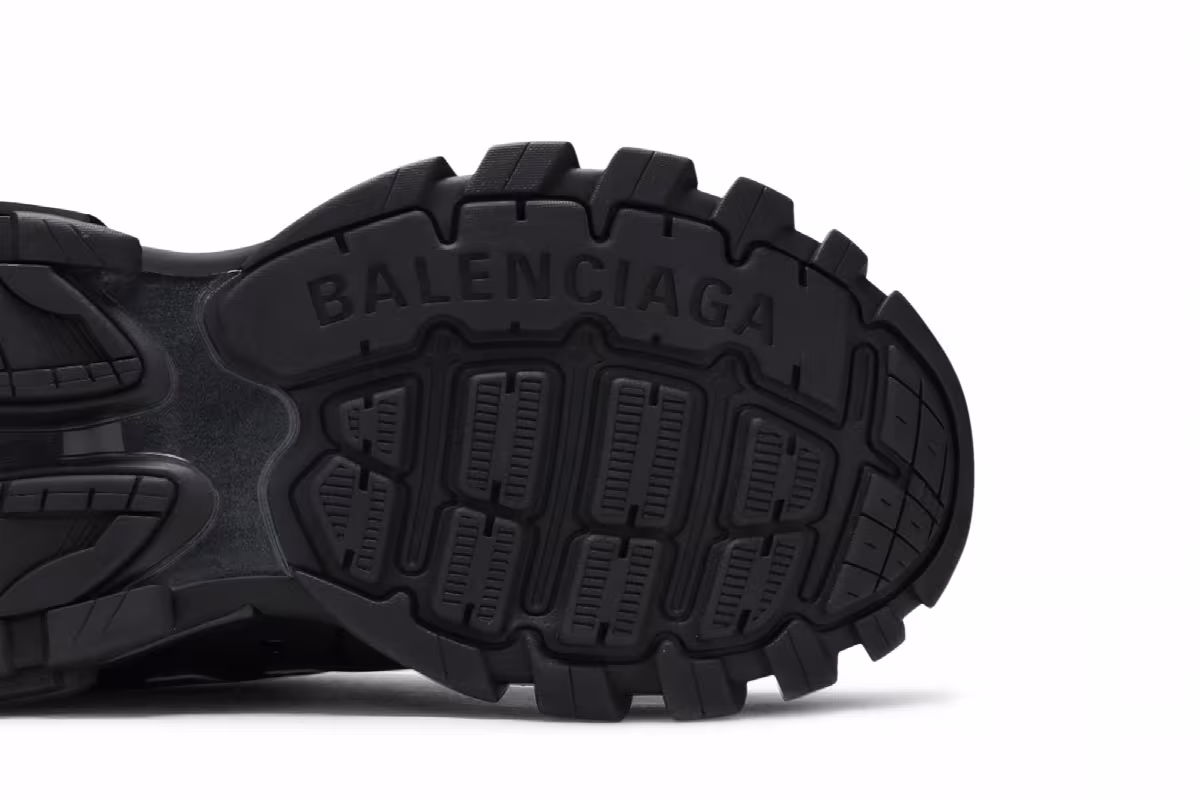 Balenciaga Track Sneaker Black White, view 6