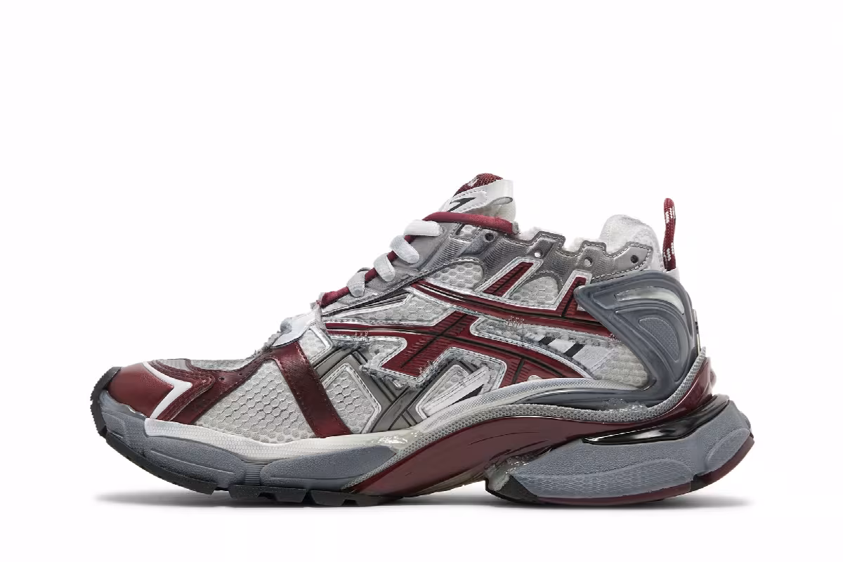 Balenciaga Runner Sneaker Burgundy, view 4