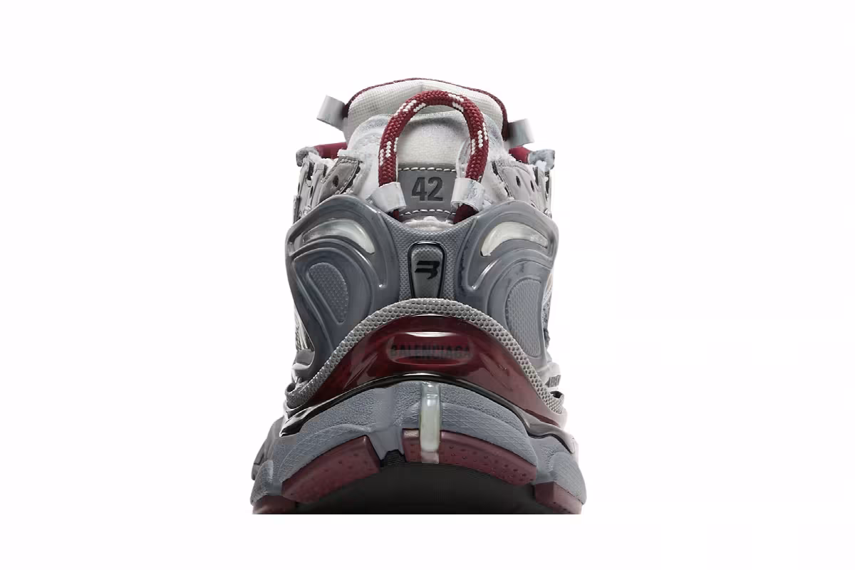 Balenciaga Runner Sneaker Burgundy, view 8