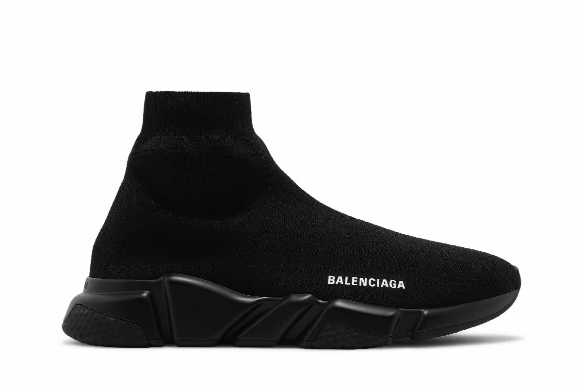 Balenciaga Speed Sneaker Black, view 2