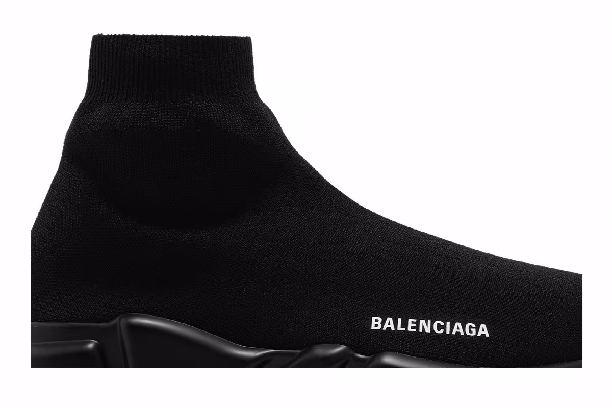 Balenciaga Speed Sneaker Black, view 3