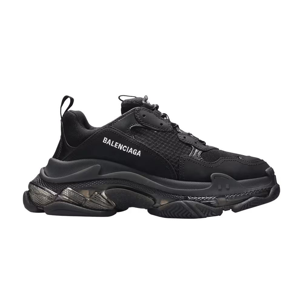 Balenciaga Triple S Sneaker Clear Sole - Black
