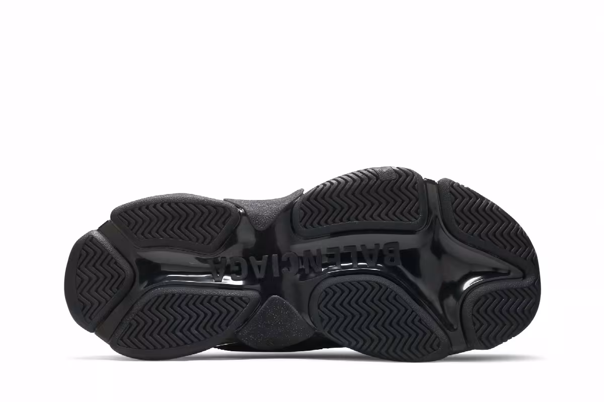 Balenciaga Triple S Sneaker Clear Sole - Black, view 5