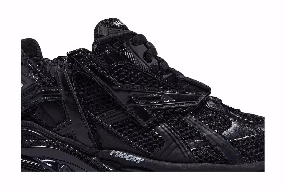 Balenciaga Runner Sneaker Black, view 3
