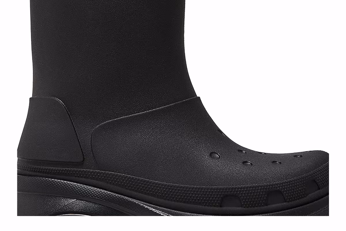 Crocs x Balenciaga Clog Boot 2.0 Black, view 3