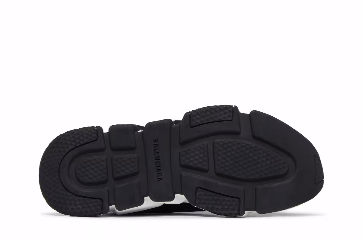 Balenciaga Speed Sneaker Midsole Graffiti - Black White, view 5