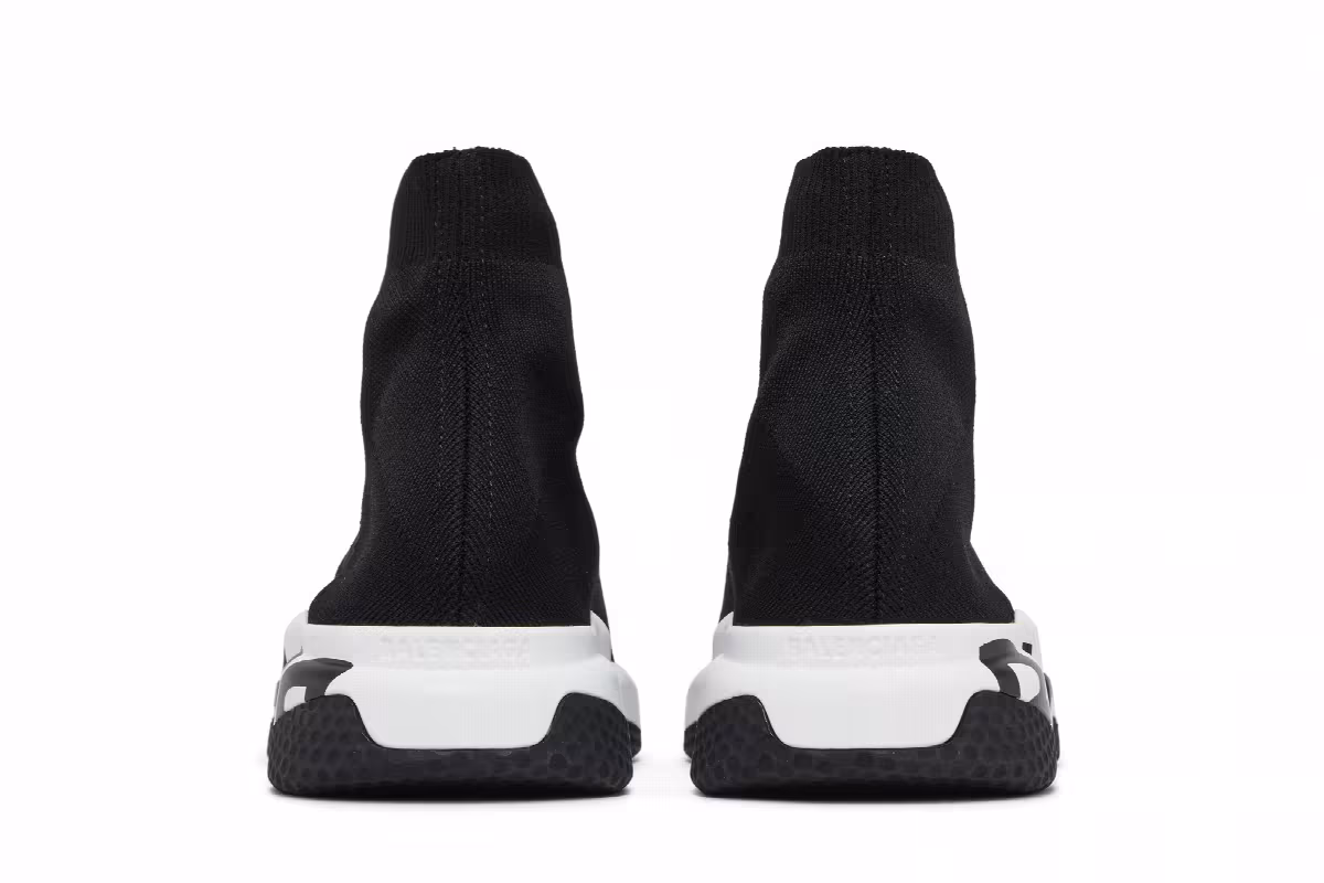Balenciaga Speed Sneaker Midsole Graffiti - Black White, view 7