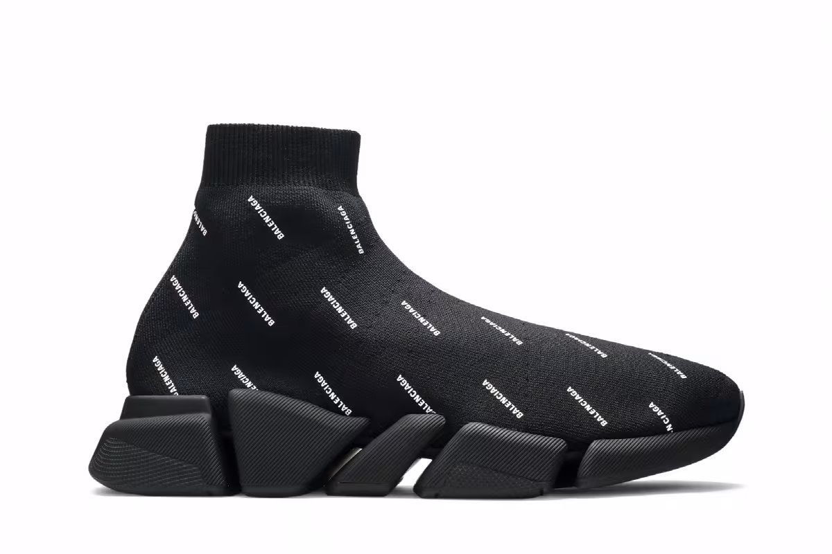 Balenciaga Speed 2.0 Sneaker Black, view 2