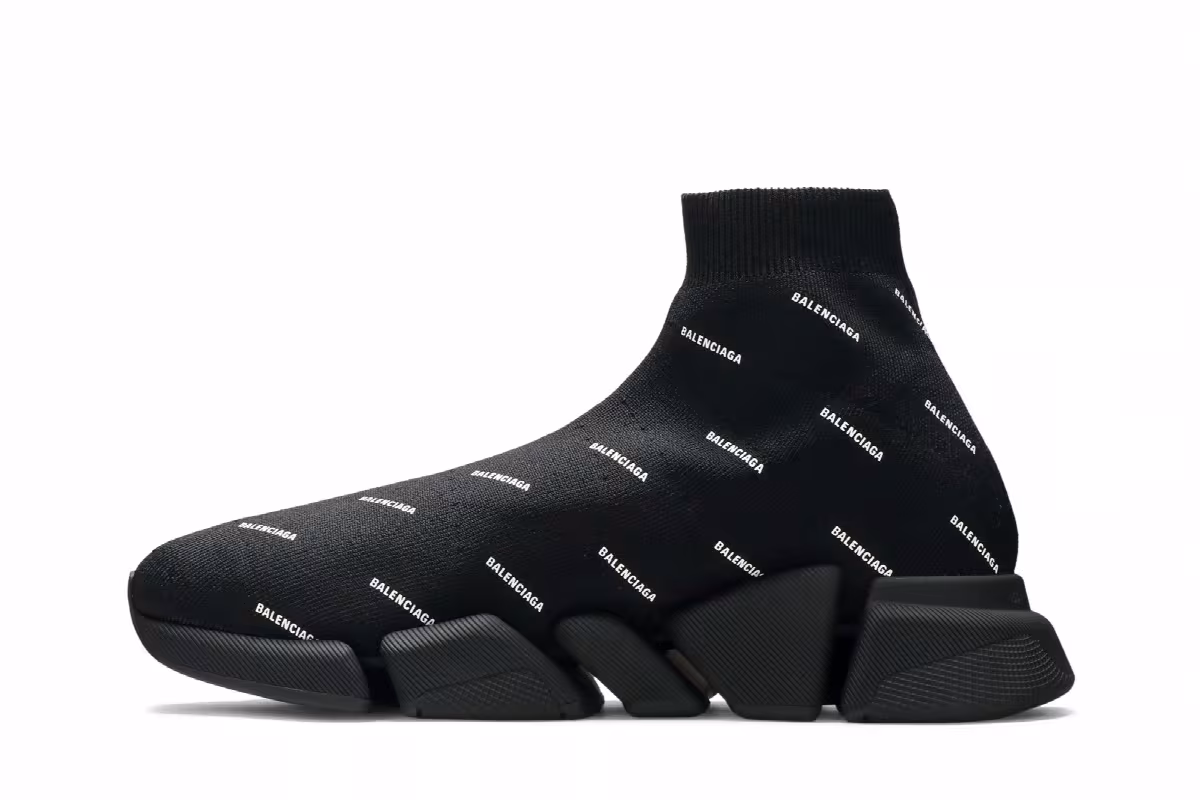 Balenciaga Speed 2.0 Sneaker Black, view 4