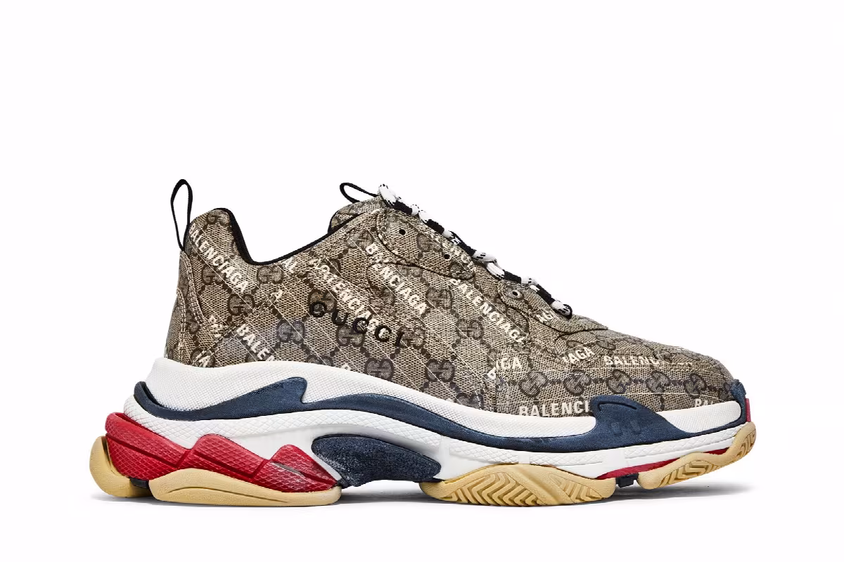 Gucci x Balenciaga Triple S Sneaker The Hacker Project, view 2