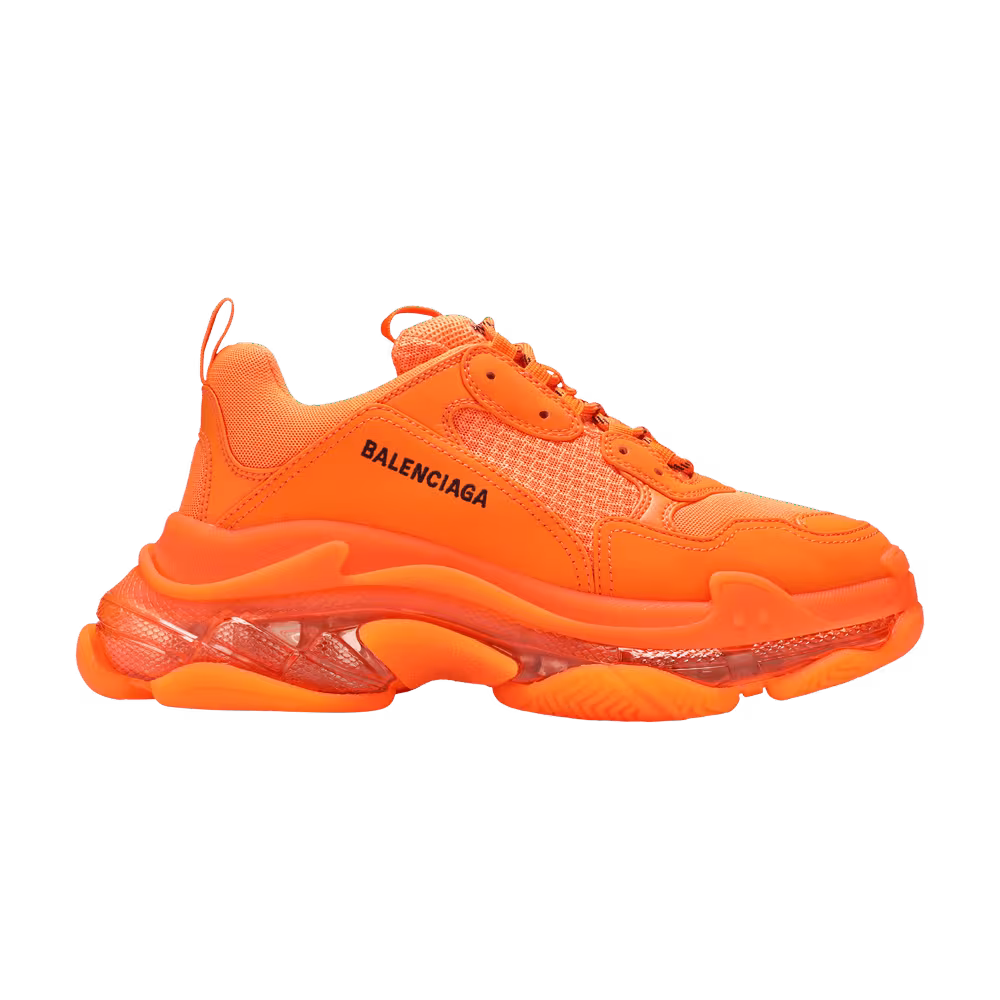 Balenciaga Triple S Sneaker Clear Sole - Orange