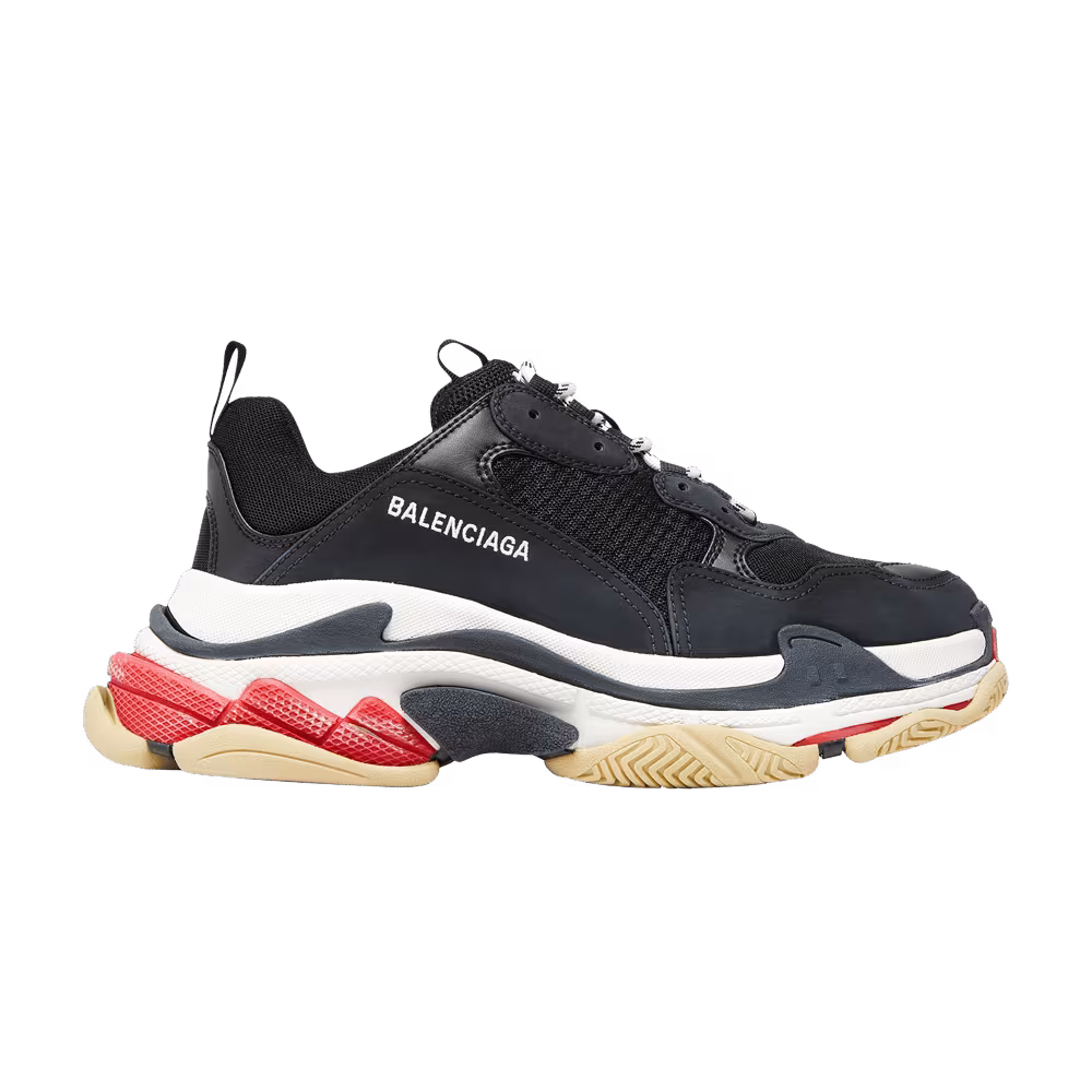 Balenciaga Triple S Sneaker Black Red