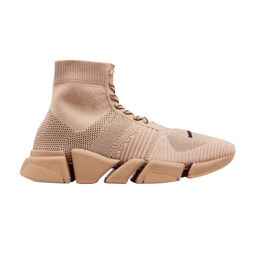 Balenciaga Speed 2.0 Lace-Up Sneaker Beige