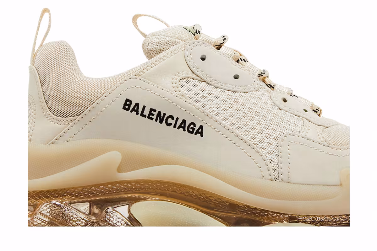 Balenciaga Triple S Sneaker Clear Sole - Off White, view 3